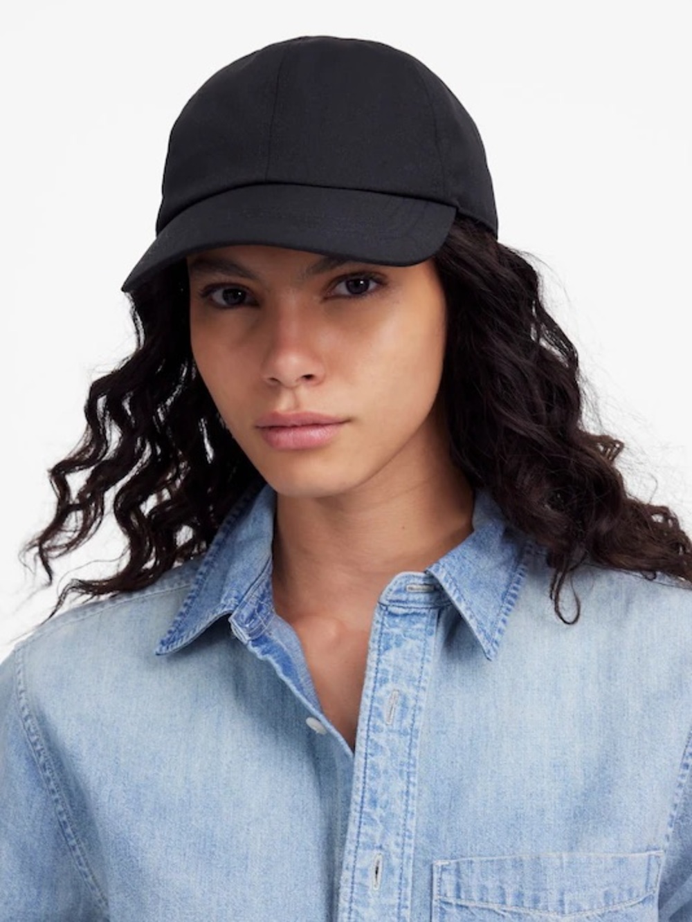 new! madewell canvas baseball hat in black $33 - Picture 3 of 6